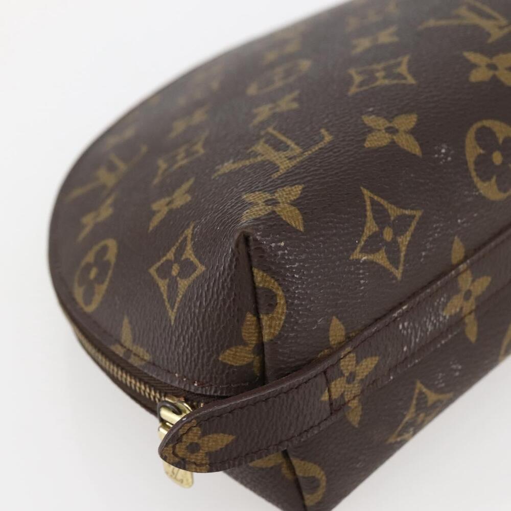 LOUIS VUITTON Monogram Trousse Demi Ronde Cosmetic Pouch M47520 LV Auth 144955 - Picture 14 of 16